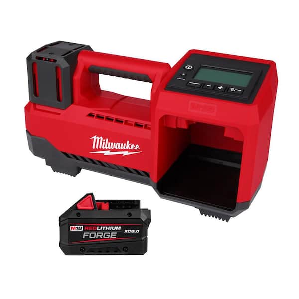 M18 18-Volt Lithium-Ion Cordless Electric Portable Inflator w/ 8.0 Ah Battery