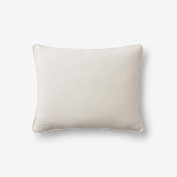 The Company Store Linen Parchment Solid Machine Washable 16 in. x 20 in. Boudoir Cover
