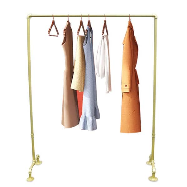industrial tube garment cloth rack with