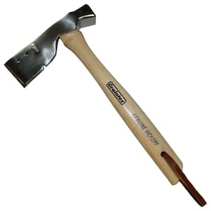 14 oz. Shingle Hammer with Hickory Handle & Leather Strap