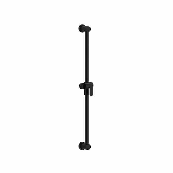 30.5 in. Shower Bar in Black