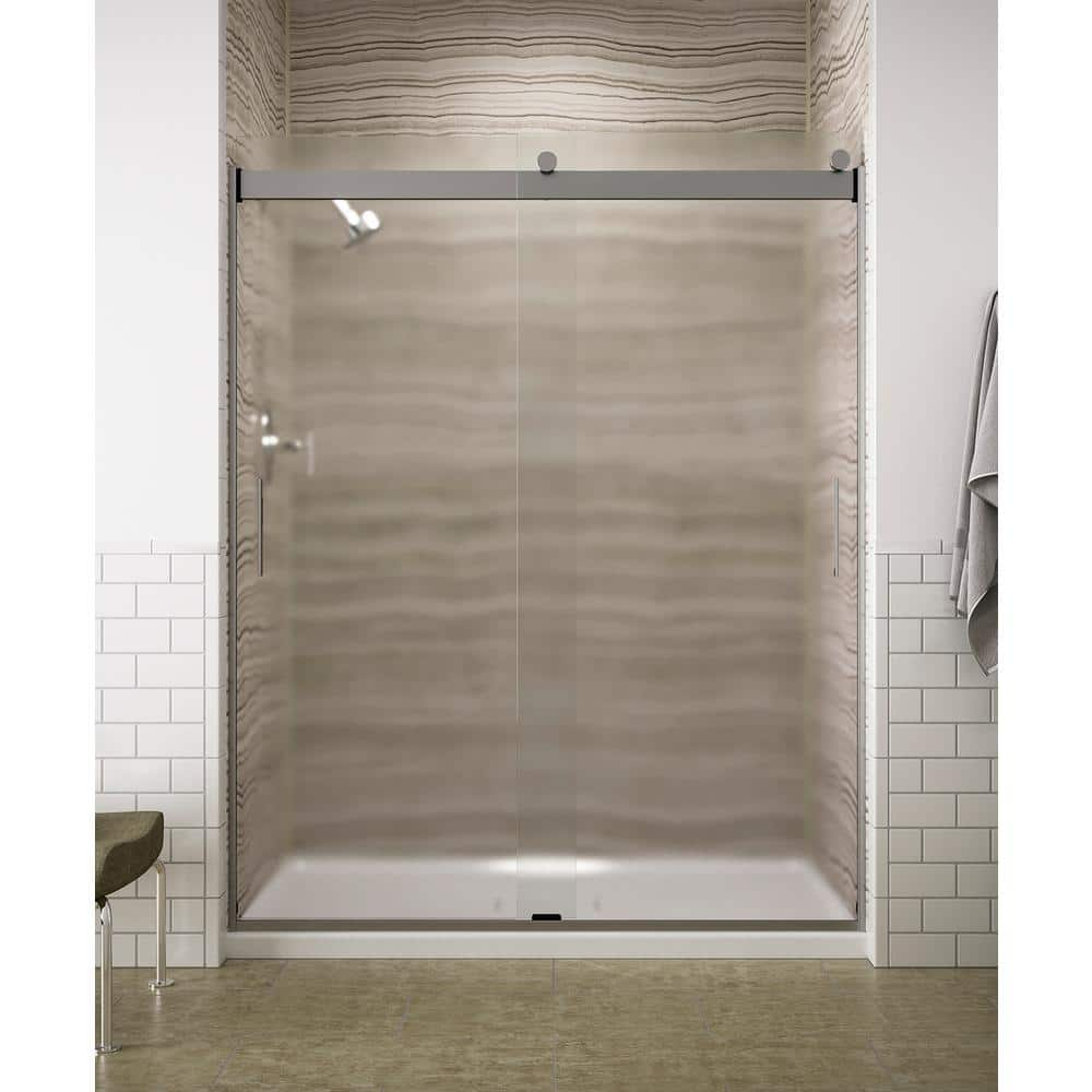 Kohler Levity In W X In H Frameless Sliding Shower Door In