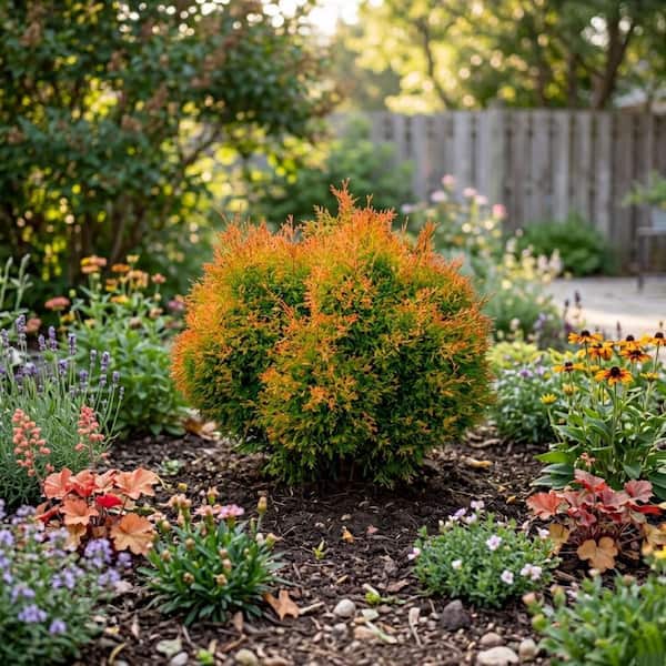 Bell Nursery 3G Fire Chief Arborvitae (Thuja Occidentalis) Live