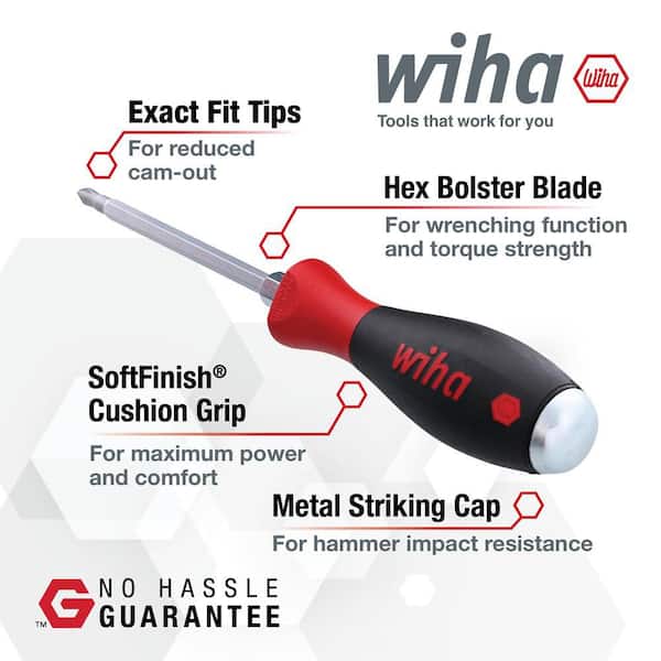 Extra Heavy-Duty SoftFinish Cushion Grip Screwdriver Tray Set (10-Piece)