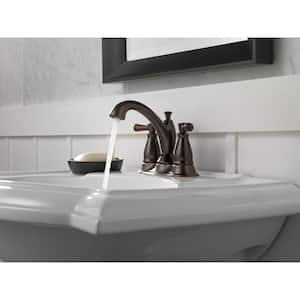 Linden 4 in. Centerset 2-Handle Bathroom Faucet in Venetian Bronze