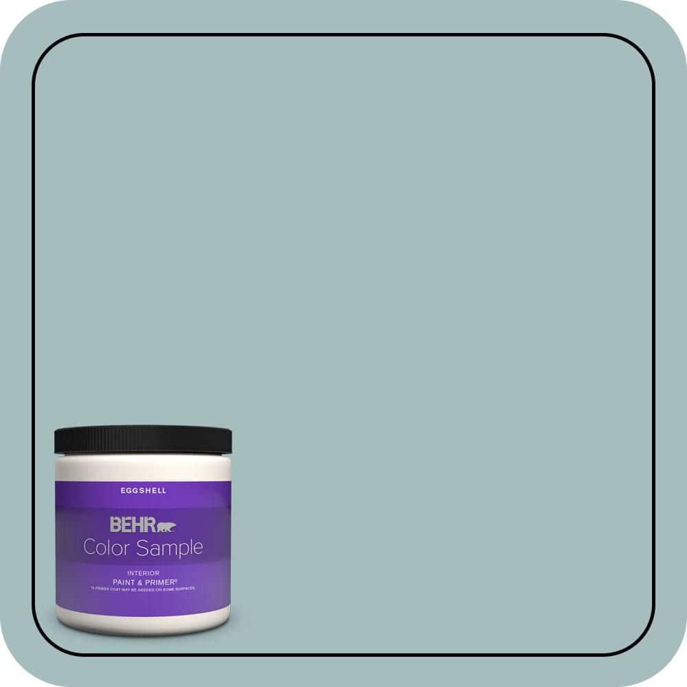 8 oz. #PPU13-13 Oslo Blue Eggshell Enamel Interior Paint & Primer Color Sample price history on PriceWatchPro