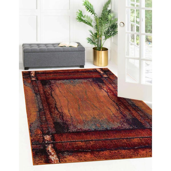 Estrella Selene Orange 9' 0 x 12' 0 Area Rug