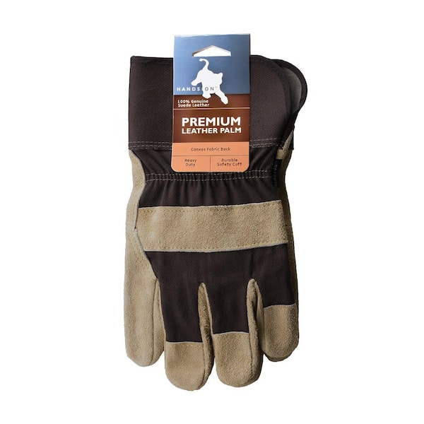Carhartt Insulated Grain Leather Safety-Cuff Work Gloves for Men