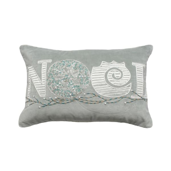 MOD LIFESTYLES 14 in. x 20 in. Sand dollar Noel Pillow