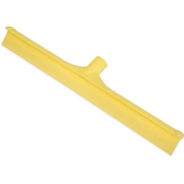 19.75 in. Rubber Squeegee in Yellow (Case of 6)