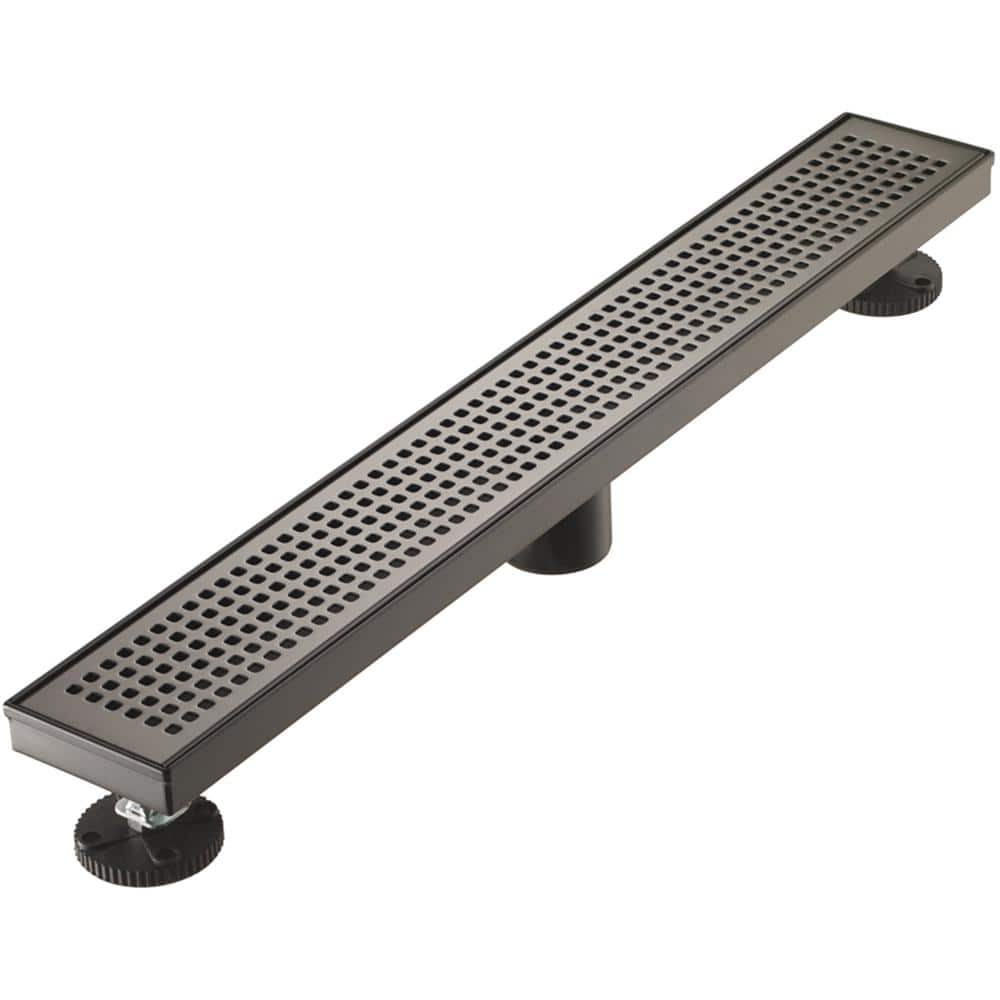 Elegante Drain Collection 32 in. Linear Stainless Steel Shower Drain