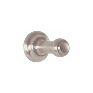 C Knob Single Bathroom Robe/Towel Hook in Brushed Nickel