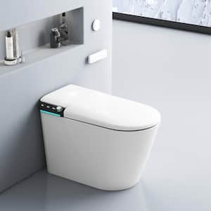 Smart Bidet Toilet, Auto Open/Close Lid 1-Piece Bidet Toilet with Heated Seat, Drying, Washing and LED Display