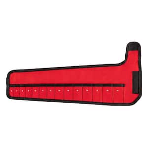 14-Tool Stubby Combination Wrench Pouch (6-19 mm)