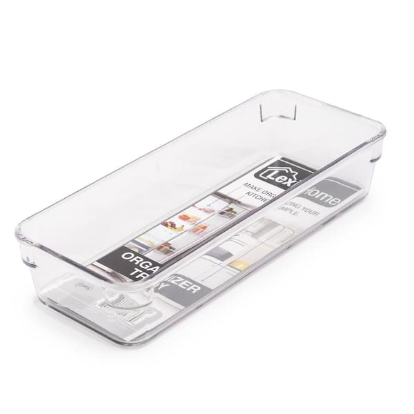 4 Compartment Acrylic Organizer Tray (Set of 2) Lexi Home