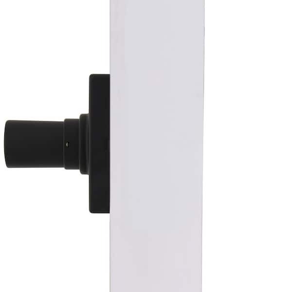 Defiant - Tonebridge Matte Black Dummy Door Lever with Square Rose