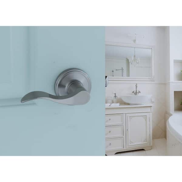 Copper Creek Waverlie Satin Stainless Passage Hall/Closet Door