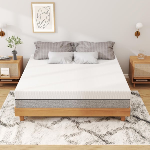 King Medium Memory Foam 10 in. Bed-in-a-Box Mattress