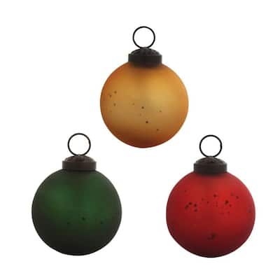 Ball Christmas Ornaments Christmas Tree Decorations The Home Depot