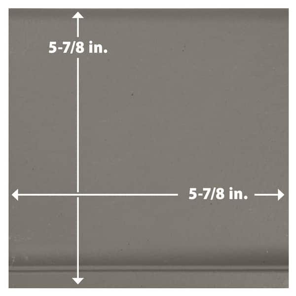 Reviews For Merola Tile Quarry Cove Base Grey II 5-7/8 In. X 5-7/8 In