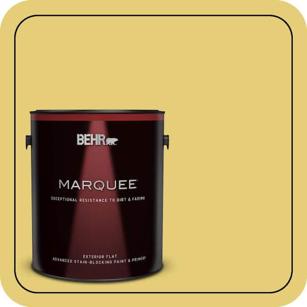 BEHR MARQUEE 1 gal. #P320-5 Green Papaya Flat Exterior Paint & Primer