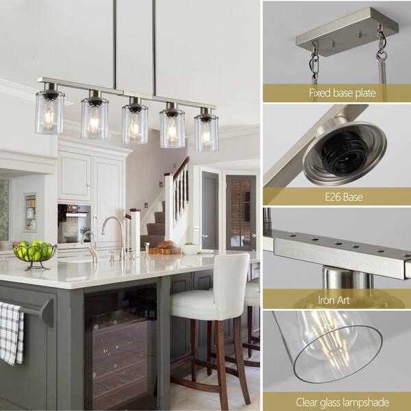 thumbnail interactive-video image 1 of 3-Pack J-Type Track Pendant Lights - White Cord With E26 Socket, Chrome Finish (9.8 Inch) 1 of 3