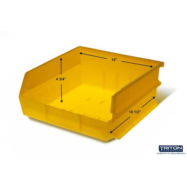Triton Products 14.5 in. H x 22 in. W x 10.875 in. D Yellow