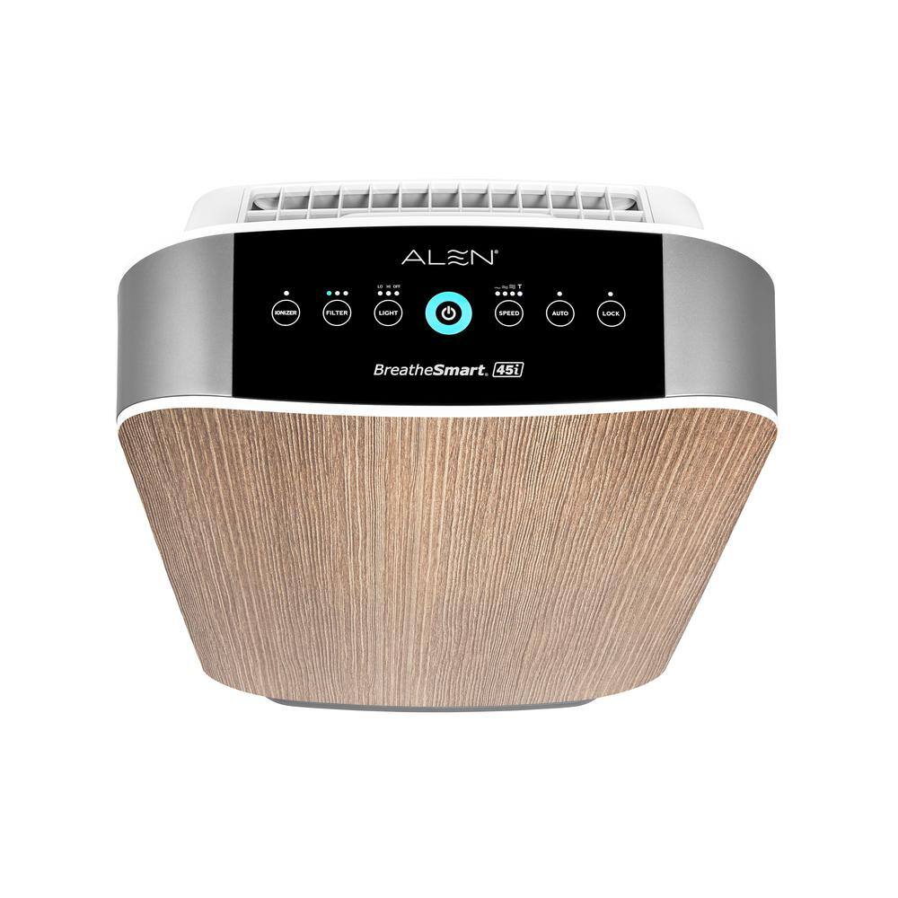 Weathered Gray HEPA Air Purifier with Odor Absorbing Filter
