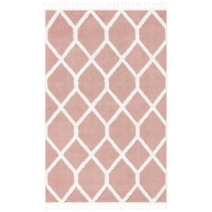 Boho Tiffany Pink 5 ft. 3 in. x 8 ft. Area Rug