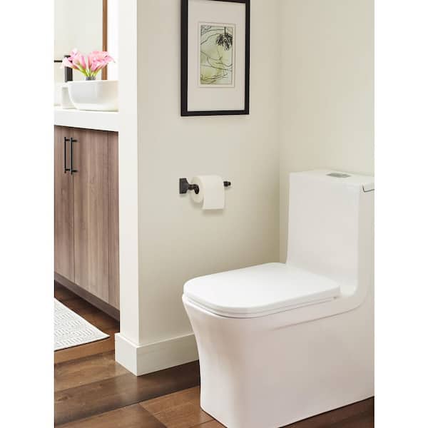 Davenport 8-13/16 in. (224 mm) L Pivoting Double Post Toilet Paper Holder in Oil Rubbed Bronze