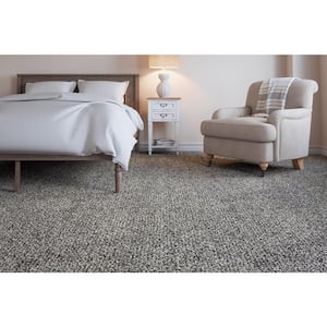 Soft Breath I  - Mayflower - Gray 40 oz. SD Polyester Texture Installed Carpet