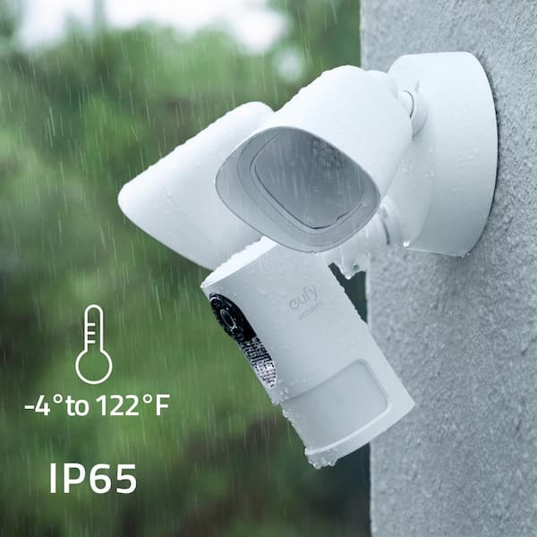 eufy Security Security Flood Cam 1080p Wide-Angle Surveillance