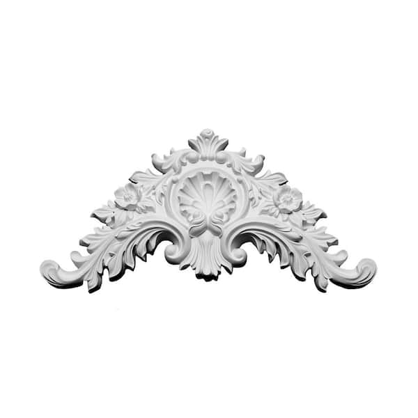 American Pro Decor 2-7/8 in. x 28-3/4 in. x 15-1/8 in. High Density Polyurethane Applique Moulding