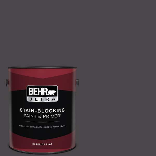 BEHR ULTRA 1 gal. #N550-7 Catwalk Flat Exterior Paint & Primer