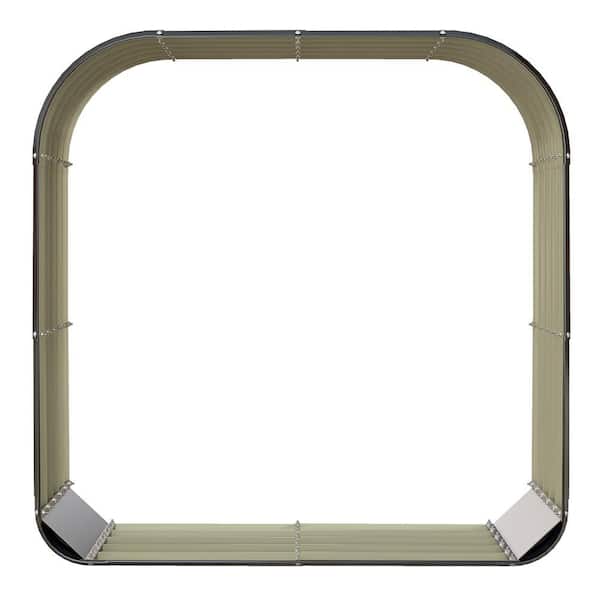 5 ft. W x 2 ft. D Metal Shed without Door (10 sq. ft. )