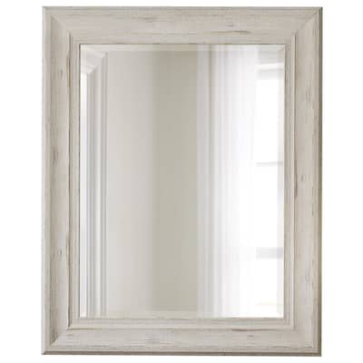 Home Decorators Collection Medium, Mirrors With White Wood Frames