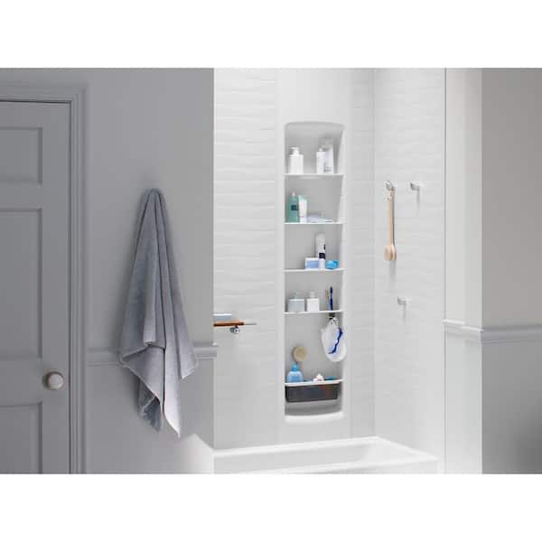KOHLER Choreograph 14 in. Shower Locker in White K-97631-0 - The