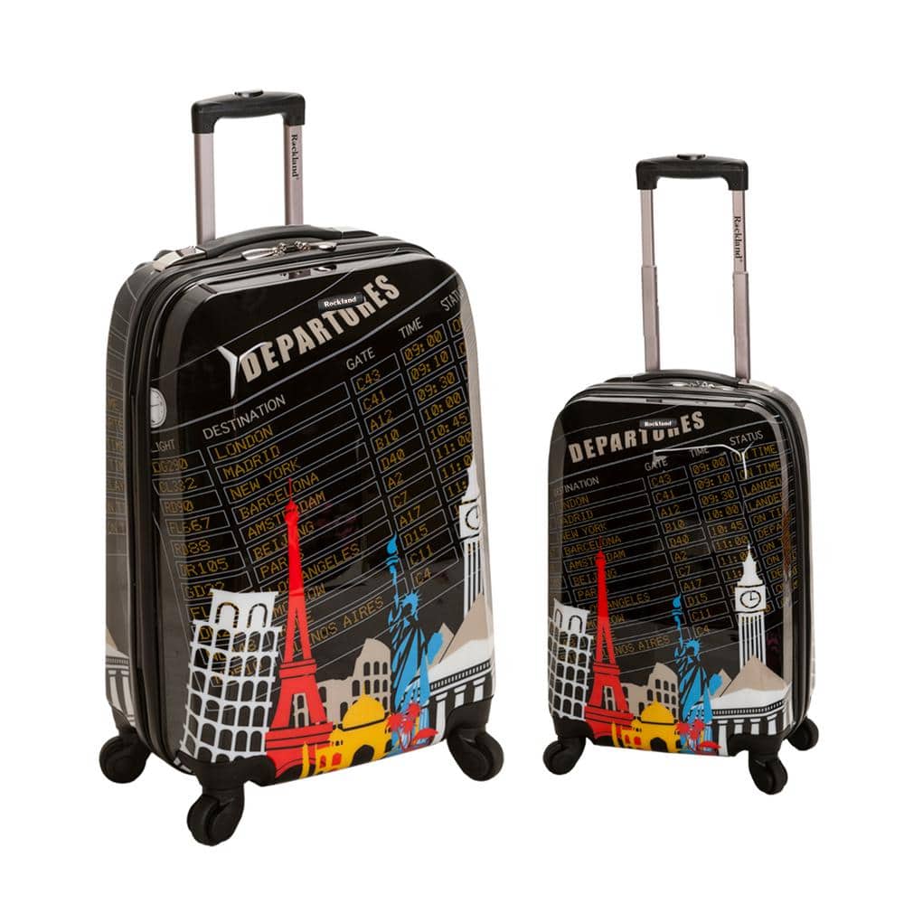 Rockland Traveler 2-Piece Hardside Luggage Set, Departure F212
