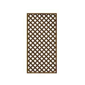 36 in. x 72 in. Wood Trellis Lattice Screen Privacy Fence (Set of 3-Pieces)