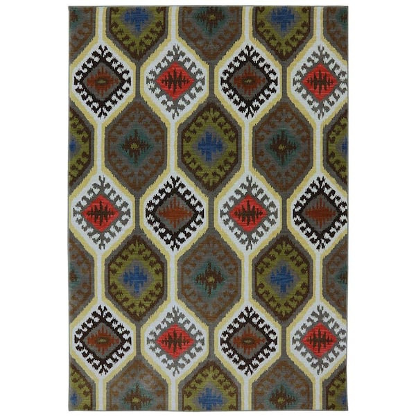 Karastan Dresden Mine Bungee Cord 9 ft. 6 in. x 12 ft. 11 in. Area Rug