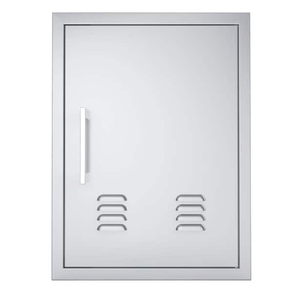 Sunstone Signature Series 20 in. x 27 in. 304 Stainless Steel Right Swing Vertical Vented Door
