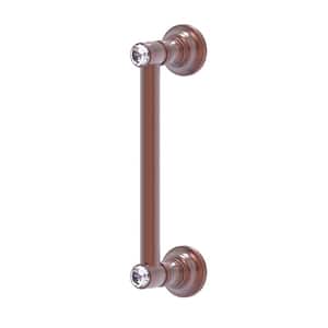 Carolina Crystal Collection 8 Inch Door Pull in Antique Copper