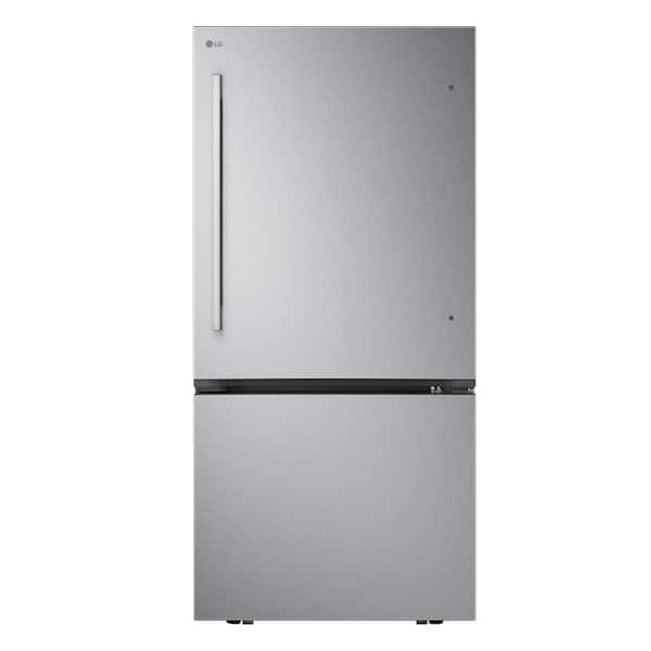 33 in. W 26 cu. ft. Bottom Freezer Refrigerator w/ Multi-Air Flow and Wi-Fi Enabled in PrintProof Stainless Steel