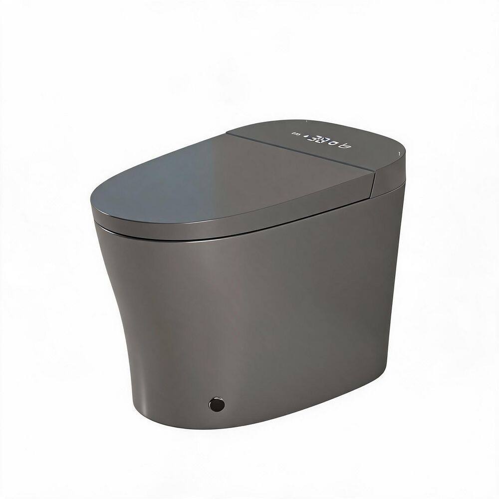 Elongated Bidet Toilet 1.0 GPF in Matte Grey with Heated Seat, Auto Open/Close, Front and Rear Wash, LED Display, Night price history on PriceWatchPro