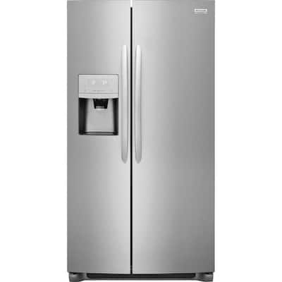 22.1 cu. ft. Side by Side Refrigerator in Stainless Steel, Counter Depth
