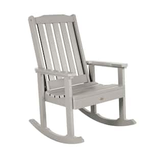 Lehigh Harbor Gray Recycled Plastic Outdoor Rocking Chair