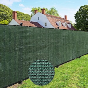 5 ft. x 50 ft. Dark Green 150 GSM HDPE Privacy Fence Screen Garden Fence