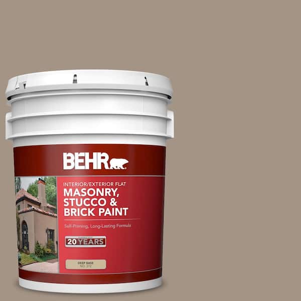 BEHR 5 gal. Home Decorators Collection #HDC-NT-04A Clay Flat Interior/Exterior Masonry, Stucco and Brick Paint