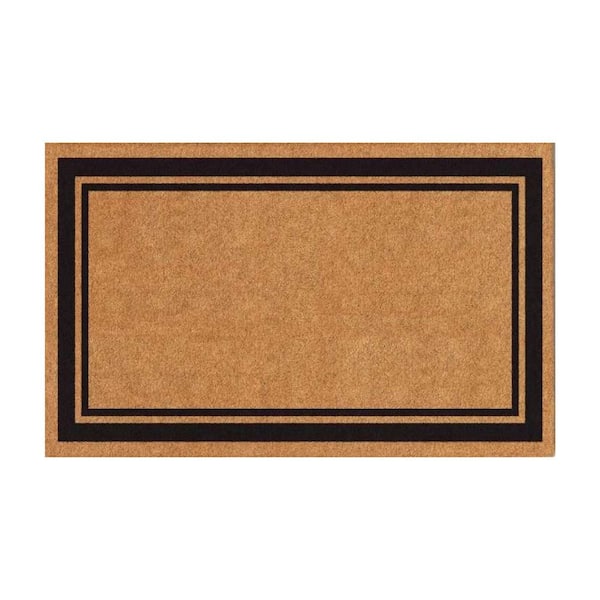 Coir 30 in. x 48 in. Indoor/Outdoor Non-Slip Entry Mud Mat, Brown