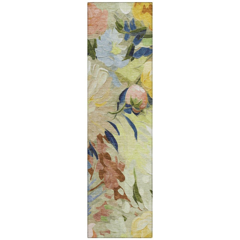Chantille Machine Washable Indoor/Outdoor Abstract ACN2264 Aloe 2 ft. 3 in. x 7 ft. 6 in. Runner Rug price history on PriceWatchPro